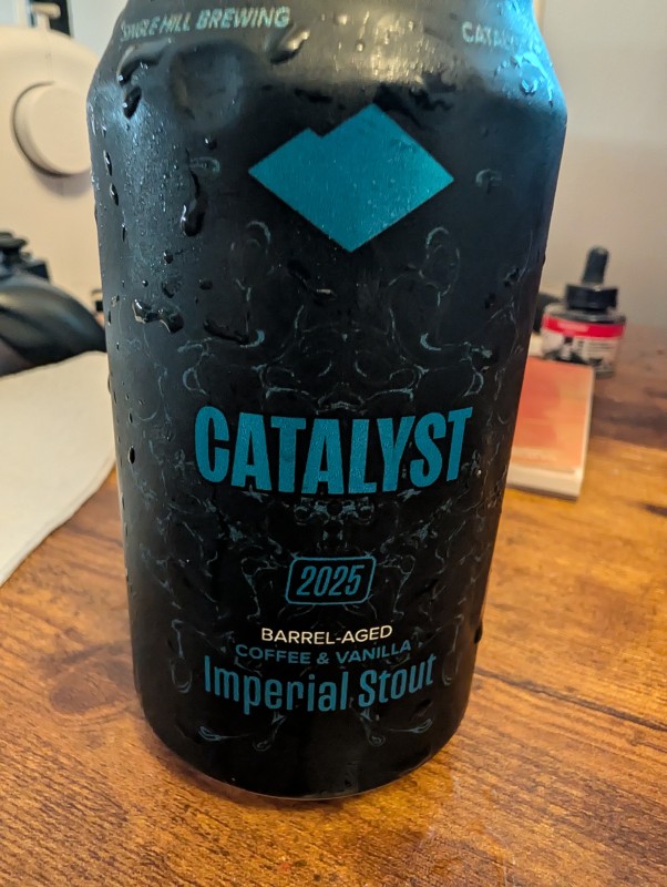 Single Hill catalyst barreled aged coffee and vanilla imperial Stout review photo
