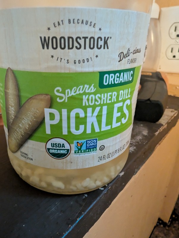 Woodstock organic kosher dill pickles review photo
